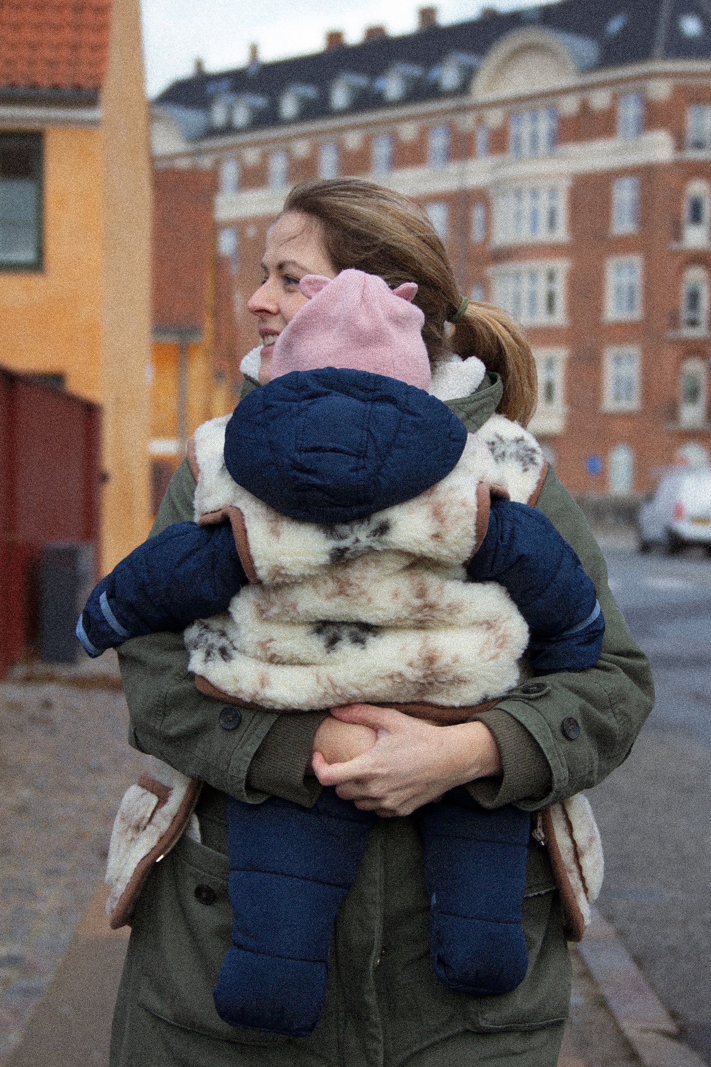 BURNIE MINI VEST - Warm and cozy kids wool vest from 100% Merino